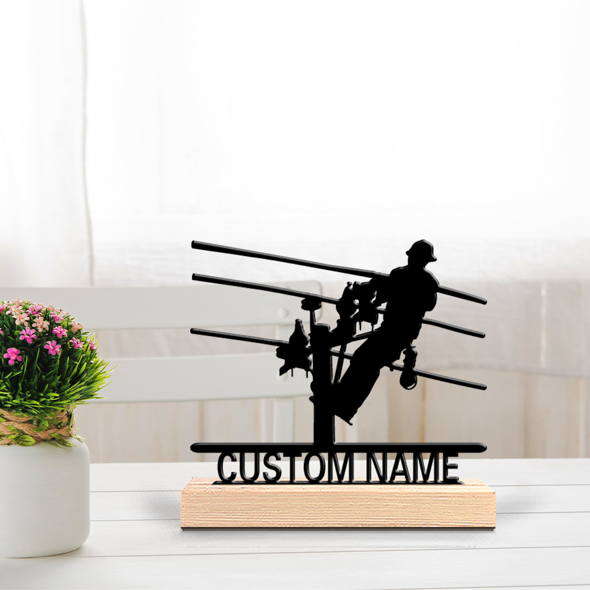 Sustainable Living Products - 1 adet Şık Kişiselleştirilmiş Özel Elektrikçi