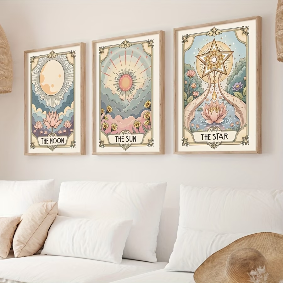 Modern Boho Tarot Güneş Ve Ay  - Sustainable Living Products incelemesi ve fiyatı
