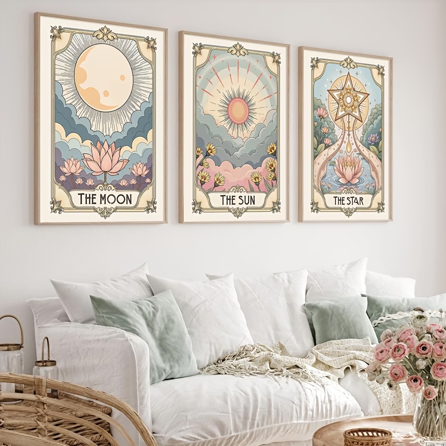 Modern Boho Tarot Güneş Ve Ay  - Sustainable Living Products incelemesi ve fiyatı